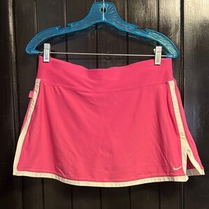 Nike Hot Pink Skirt with Cream Trim Athletic Skort